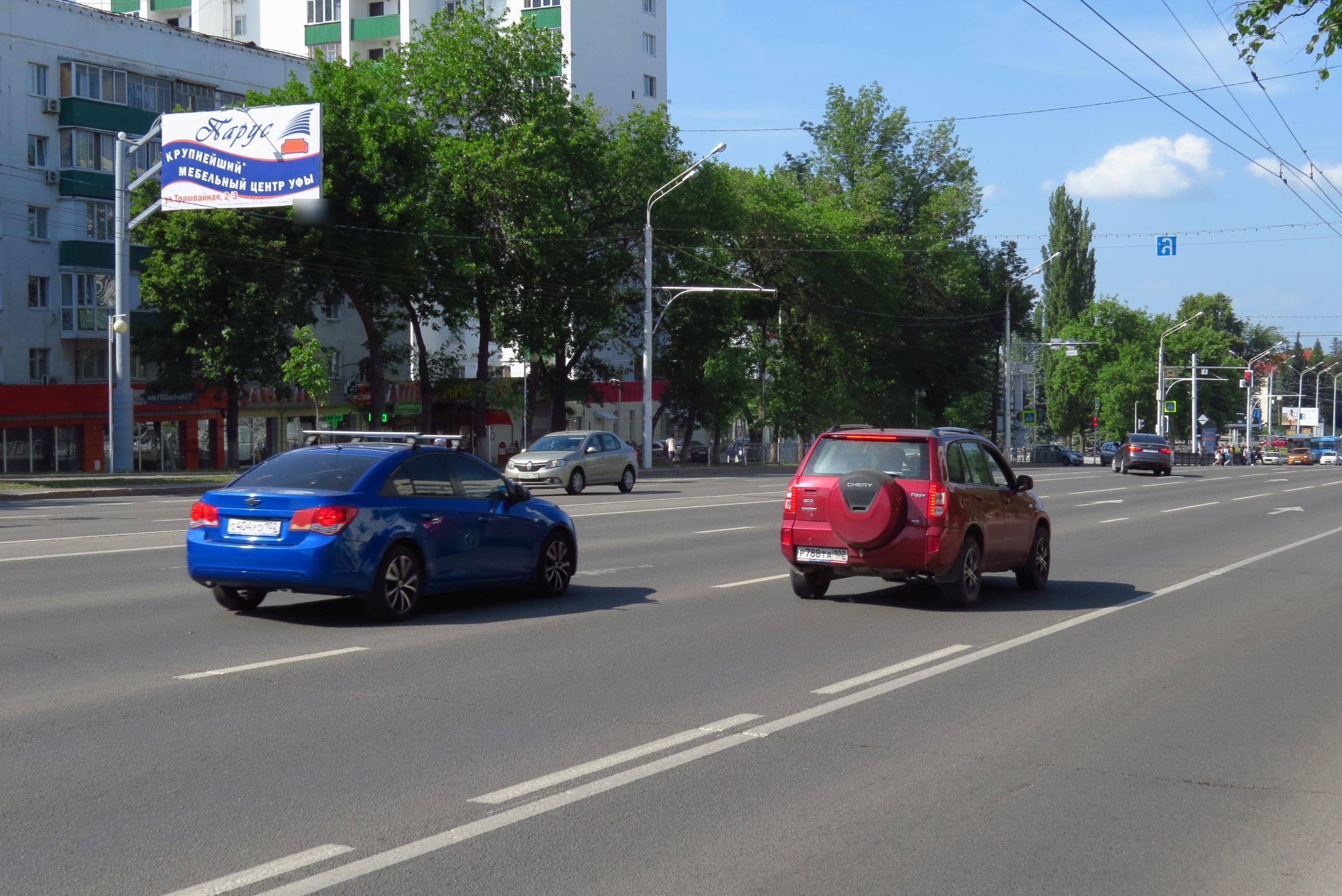 Фотография рекламного носителя, тип: Билборд 3x6, адрес: Октября пр-т., д.133, Уфа, Республика Башкортостан, Россия. Сторона Б №1042234