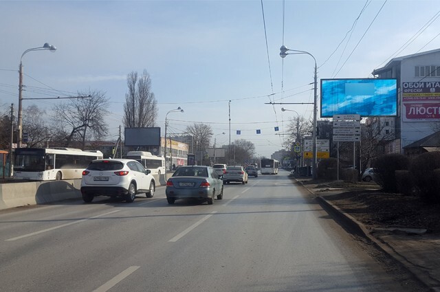 Фотография рекламного носителя, тип: Билборд 3x6, адрес: Стачки пр-т., д.87 Х Международная ул., Ростов-на-Дону, Ростовская область, Россия. Сторона А1-А3 №781826