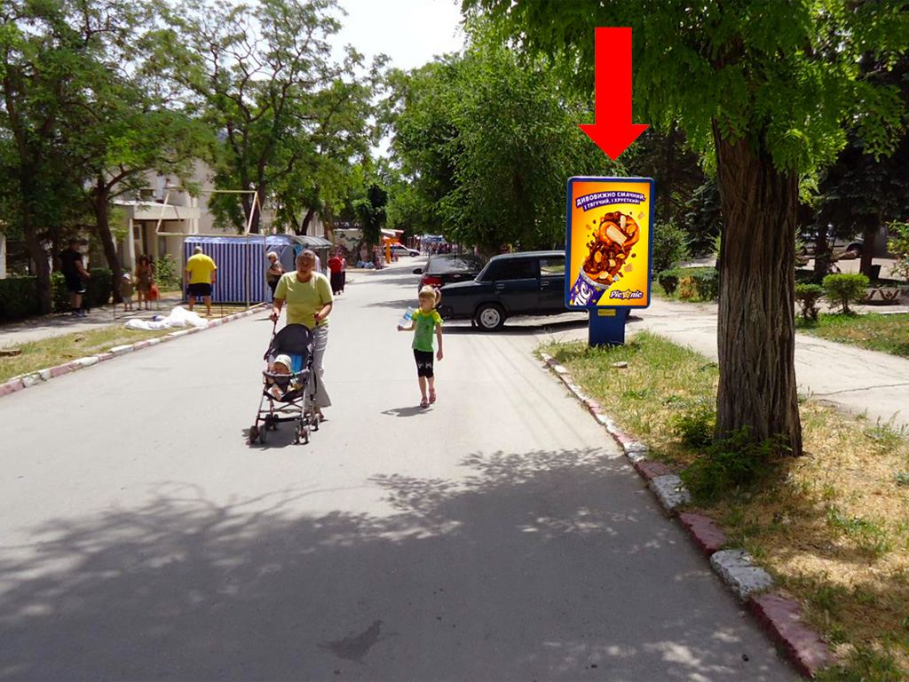 Фотография рекламного носителя, тип: Ситиформат 1.8x1.2, адрес: Генерала Горбачева ул., санаторий, Феодосия, Республика Крым, Россия. Сторона A №384522