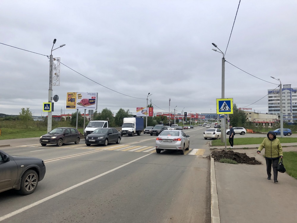 Фотография рекламного носителя, тип: Билборд 3x6, адрес: Шевченко ул. Х Зифы Балакиной ул., Альметьевск, Республика Татарстан, Россия. Сторона B №776730