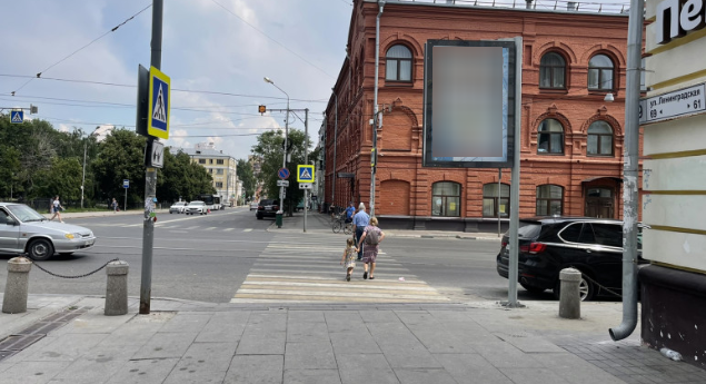 Фотография рекламного носителя, тип: Панель-кронштейн, адрес: Галактионовская ул. X Ленинградская ул., Самара, Самарская область, Россия. Сторона А №1079331