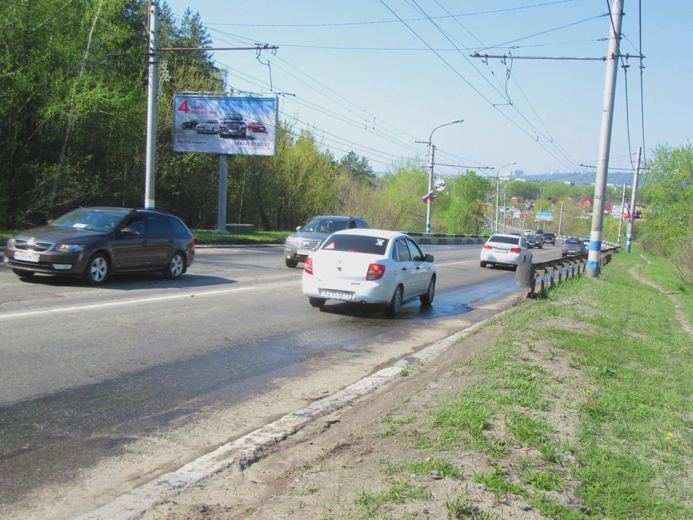 Фотография рекламного носителя, тип: Билборд 3x6, адрес: Димитровградское ш., Майская гора, поз.5, Ульяновск, Ульяновская область, Россия. Сторона B №690357
