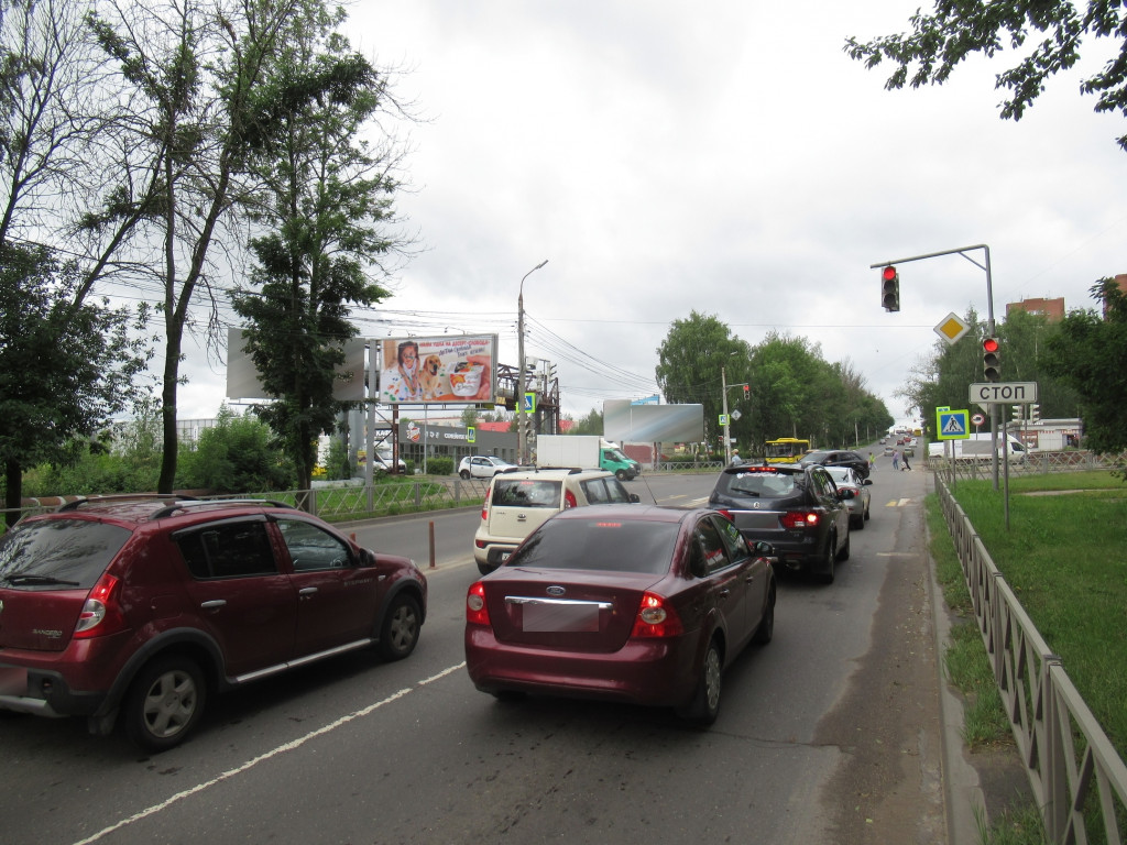 Фотография рекламного носителя, тип: Билборд 3x6, адрес: Калинина ул. Х Дорожная ул., Ярославль, Ярославская область, Россия. Сторона Б2 №569472