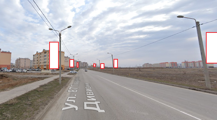 Фотография рекламного носителя, тип: Панель-кронштейн, адрес: 87 Гвардейской Дивизии ул., поз.1, Волжский, Волгоградская область, Россия. Сторона А №1097437