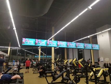 Фотография рекламного носителя, тип: Видеоэкран, адрес: Фитнес-центр «Fitness House Premier Охта Молл», Брантовская а/д, д.3, Санкт-Петербург, Россия. Сторона/вариант 9 №980995