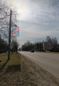 Фотография рекламного носителя, тип: Панель-кронштейн, адрес: Терешковой ул., д.14, поз.2, Липецк, Липецкая область, Россия. Сторона Б №1054763