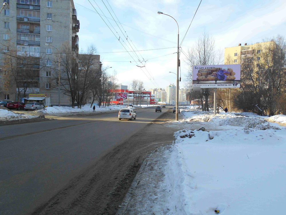 Фотография рекламного носителя, тип: Билборд 3x6, адрес: Советская ул., д.9, Екатеринбург, Свердловская область, Россия. Сторона А №548728
