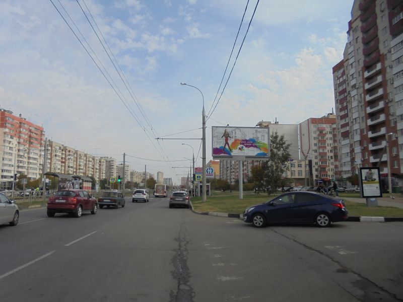 Фотография рекламного носителя, тип: Билборд 3x6, адрес: Чекистов пр-т., д.24, поз.2, Краснодар, Краснодарский край, Россия. Сторона A1-A3 №527177