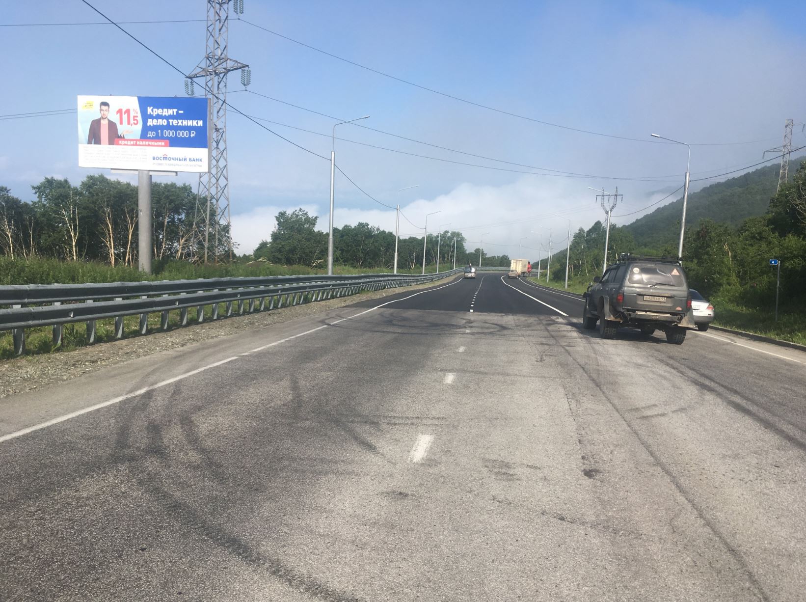 Фотография рекламного носителя, тип: Билборд 3x6, адрес: Высотная ул., поз.1, Петропавловск-Камчатский, Камчатский край, Россия. Сторона B №1041465