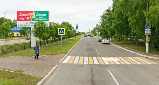 Фотография рекламного носителя, тип: Билборд 3x6, адрес: Мира пр-т., д.22, Елабуга, Республика Татарстан, Россия. Сторона A1 №871237