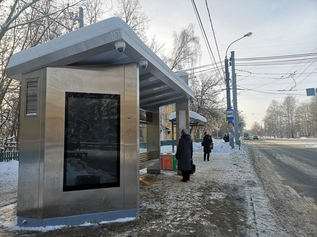 Фотография рекламного носителя, тип: Остановка, адрес: Лескова ул., ост. Минеева ул., поз.2, Нижний Новгород, Нижегородская область, Россия. Сторона B1-В10 №872203
