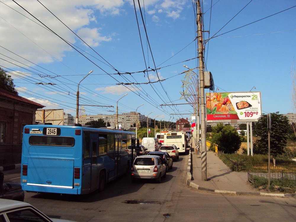 Фотография рекламного носителя, тип: Билборд 3x6, адрес: Чернышевского ул. Х Валовая ул., Саратов, Саратовская область, Россия. Сторона А №717722