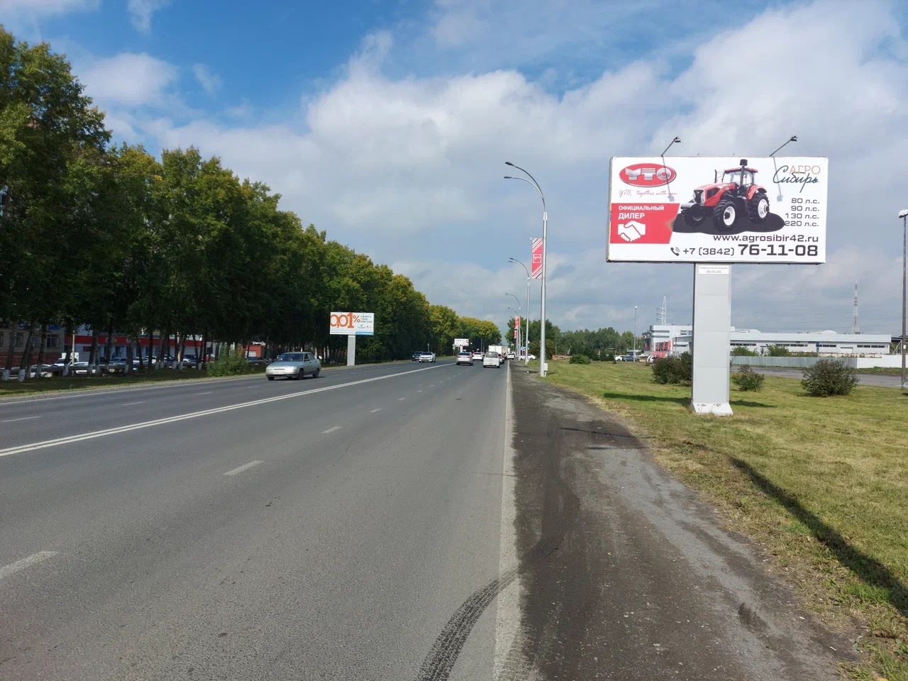 Фотография рекламного носителя, тип: Билборд 3x6, адрес: Тухачевского ул., д.40, корп.2, Кемерово, Кемеровская область, Россия. Сторона А №1068316
