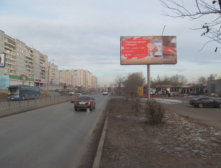 Фотография рекламного носителя, тип: Билборд 3x6, адрес: Северный пр-зд., д.14, Красноярск, Красноярский край, Россия. Сторона А №417970