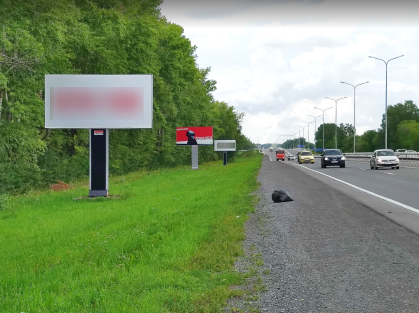 Фотография рекламного носителя, тип: Билборд 3x6, адрес: Кемерово-Ленинск-Кузнецкий а/д, 5 000м, Кемерово, Кемеровская область, Россия. Сторона Б №871708