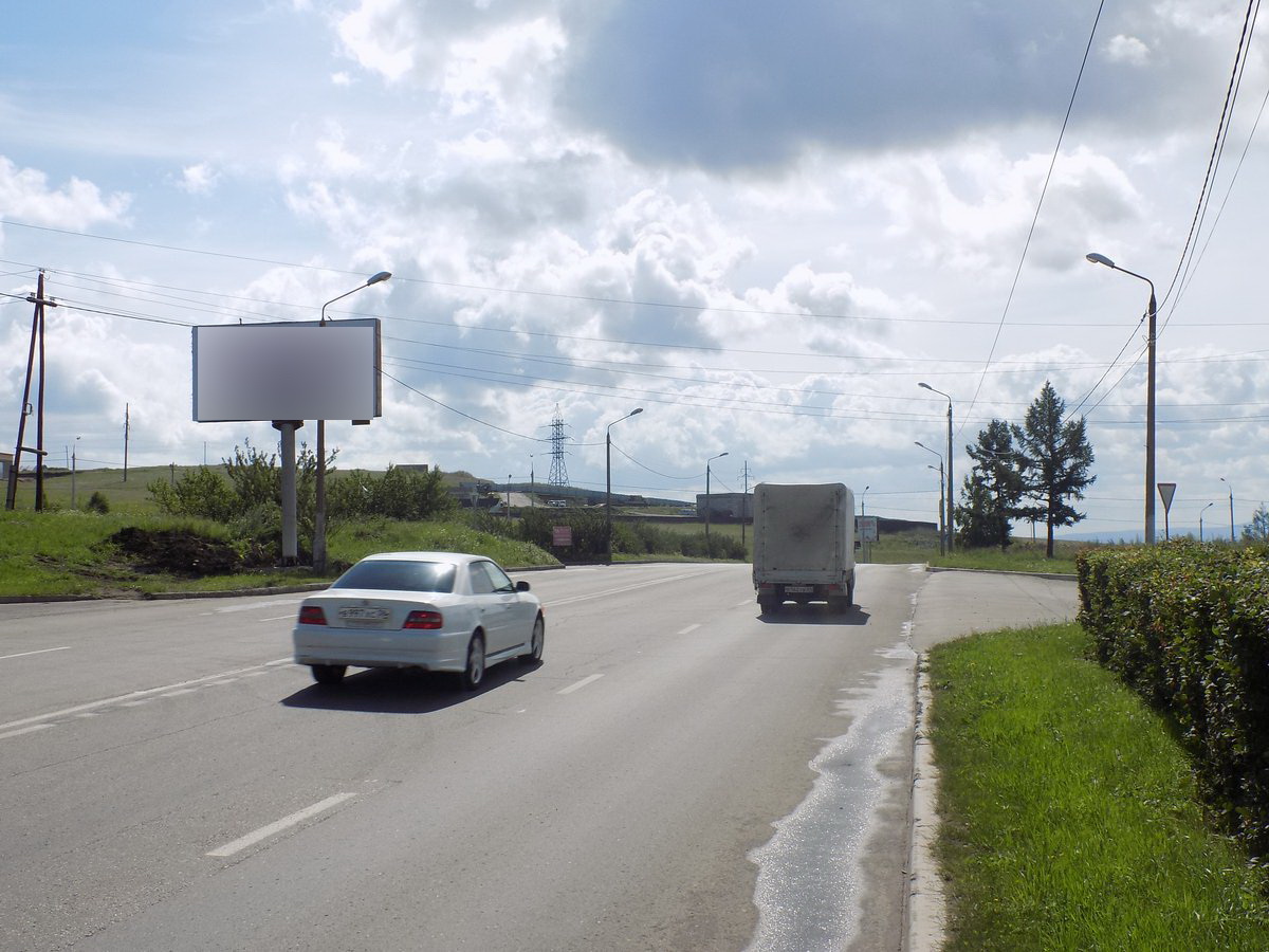 Фотография рекламного носителя, тип: Билборд 3x6, адрес: Солнечный пр-т. Х Славы ул., д.2а, Красноярск, Красноярский край, Россия. Сторона Б №848152