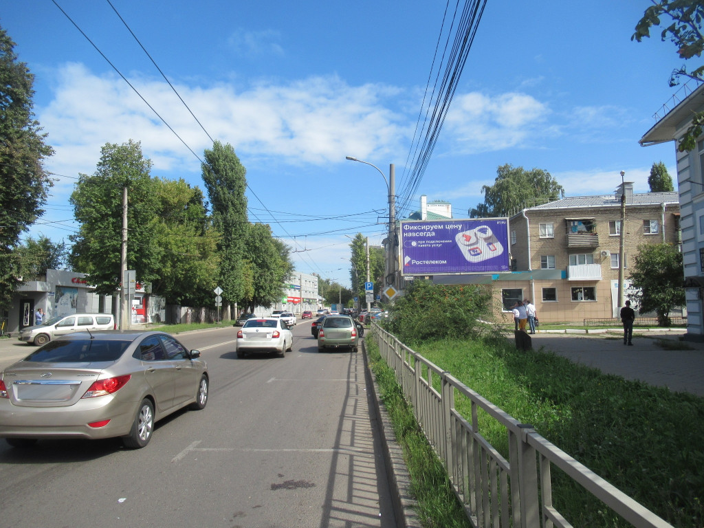 Фотография рекламного носителя, тип: Билборд 3x6, адрес: Донбасская ул., д.15 Х 40 лет Октября ул., Воронеж, Воронежская область, Россия. Сторона A1-A3 №363439