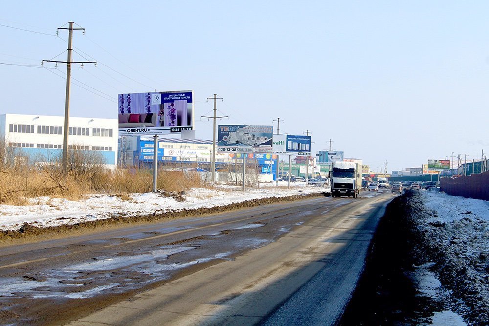Фотография рекламного носителя, тип: Билборд 3x6, адрес: Рябова ул., д.1А, поз.3, Пенза, Пензенская область, Россия. Сторона B №758935