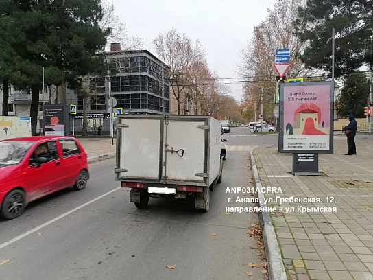 Фотография рекламного носителя, тип: Нестандартный ситиформат, адрес: Гребенская ул., д.12, Анапа, Краснодарский край, Россия. Сторона A1-А5 №1002097