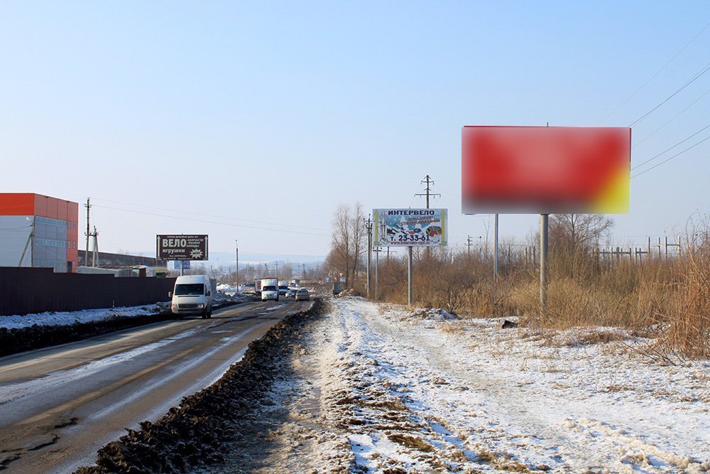 Фотография рекламного носителя, тип: Билборд 3x6, адрес: Рябова ул., д.1А, поз.3, Пенза, Пензенская область, Россия. Сторона A №758934