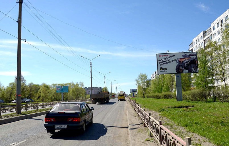 Фотография рекламного носителя, тип: Билборд 3x6, адрес: Галушина ул., д.11, Архангельск, Архангельская область, Россия. Сторона А №667143