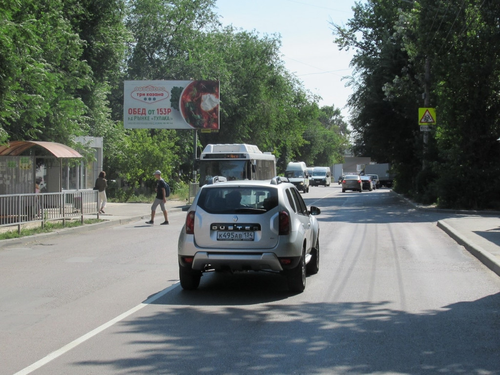 Фотография рекламного носителя, тип: Билборд 3x6, адрес: Туркменская ул., д.21 Х Тулака ул., Волгоград, Волгоградская область, Россия. Сторона Б №596133