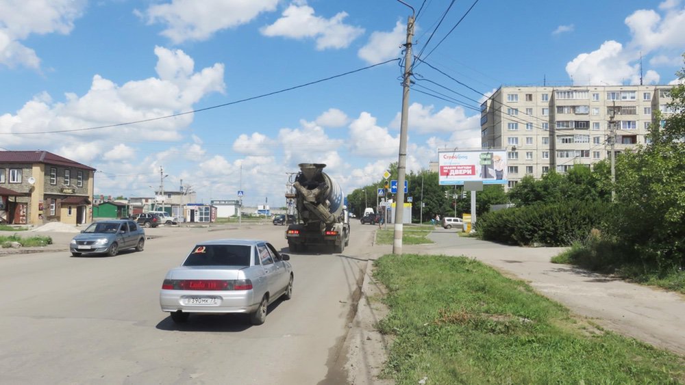 Фотография рекламного носителя, тип: Билборд 3x6, адрес: Отрадная ул., д.87 Х Ефремова ул., Ульяновск, Ульяновская область, Россия. Сторона A №690222