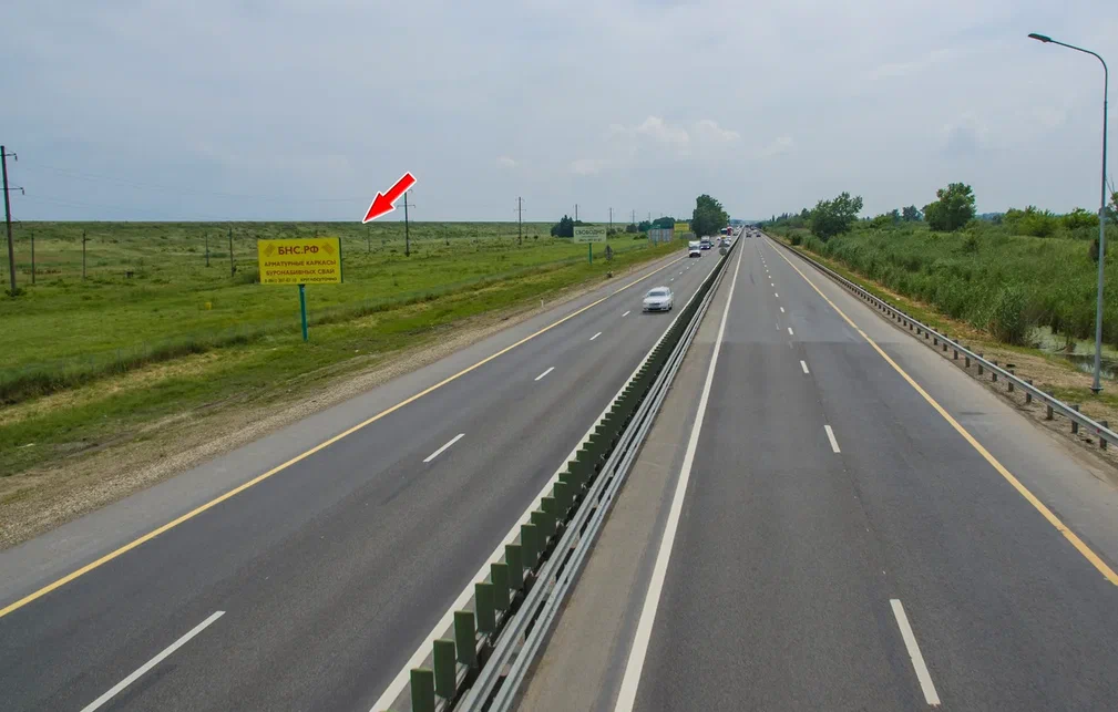 Фотография рекламного носителя, тип: Билборд 3x6, адрес: М-4 Дон а/д, 1347 550м, Краснодар, Краснодарский край, Россия. Сторона Б №602490