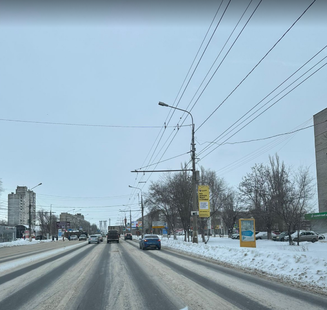 Фотография рекламного носителя, тип: Панель-кронштейн, адрес: Николая Отрады ул., поз.1, Волгоград, Волгоградская область, Россия. Сторона А №1097113