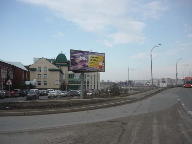 Фотография рекламного носителя, тип: Билборд 3x6, адрес: Мусы Джалиля пр-т. Х Габдуллы Тукая наб., Набережные Челны, Республика Татарстан, Россия. Сторона A1 №869341