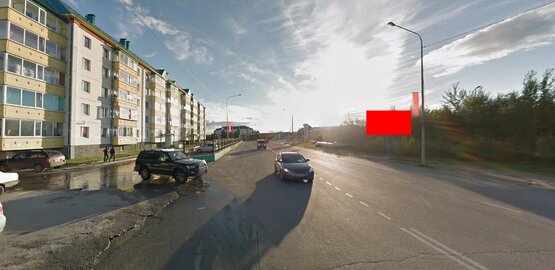 Фотография рекламного носителя, тип: Билборд 3x6, адрес: Загородных ул. Х Сергинская ул., ТЦ Флагман, Нягань, Ханты-Мансийский автономный округ – Югра, Россия. Сторона А №853852