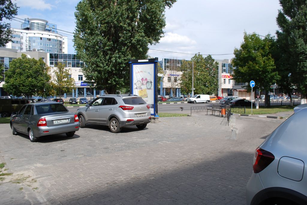 Фотография рекламного носителя, тип: Пиллар 3x1.4, адрес: Костюкова ул., Белгород, Белгородская область, Россия. Сторона C №344136