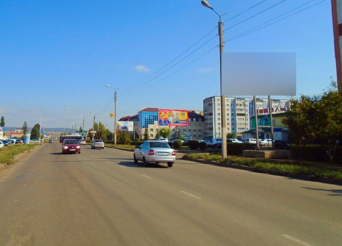 Фотография рекламного носителя, тип: Билборд 3x6, адрес: Альметьевск г., Советская ул., д.147 Х Сулейманова ул., Альметьевск, Республика Татарстан, Россия. Сторона A №685654