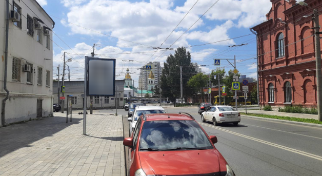 Фотография рекламного носителя, тип: Панель-кронштейн, адрес: Мичурина ул. Х Чкалова ул., Самара, Самарская область, Россия. Сторона В №1079995