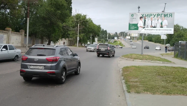 Фотография рекламного носителя, тип: Билборд 3x6, адрес: Техническая ул. Х Мельничная ул., Саратов, Саратовская область, Россия. Сторона А №554214