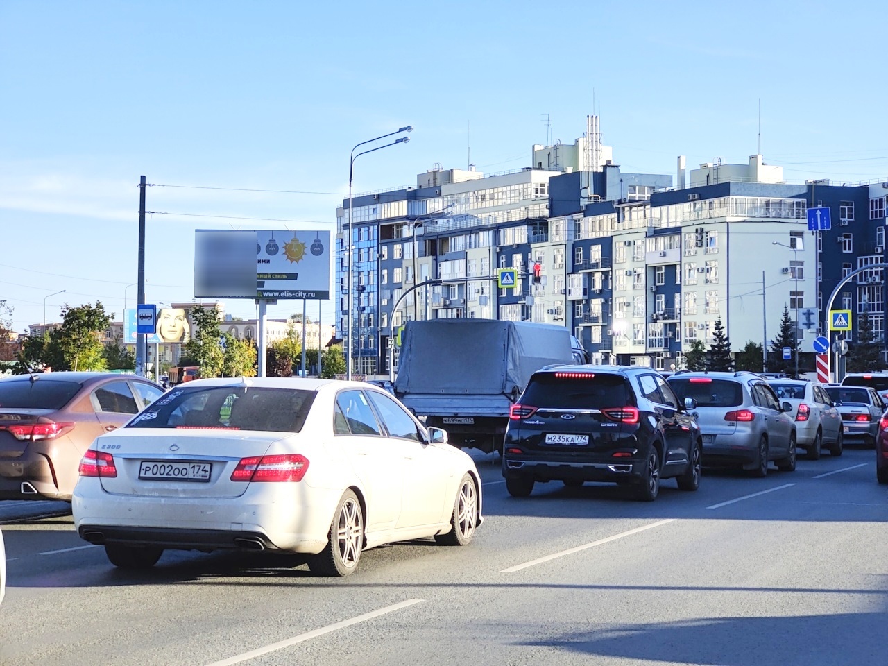 Фотография рекламного носителя, тип: Билборд 3x6, адрес: Университетская Набережная ул., напротив д. 92, Челябинск, Челябинская область, Россия. Сторона B №1058450