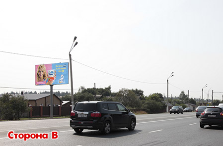 Фотография рекламного носителя, тип: Билборд 3x6, адрес: Горьковское ш., 17 100м, Московская область, Россия. Сторона Б №443890