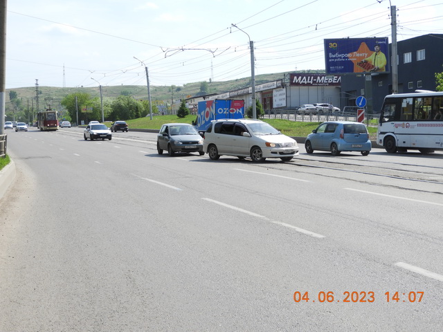 Фотография рекламного носителя, тип: Билборд 3x6, адрес: Мичурина ул. Х Новая ул., Красноярск, Красноярский край, Россия. Сторона A1-А3 №378076