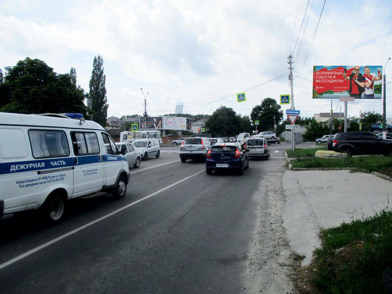 Фотография рекламного носителя, тип: Билборд 3x6, адрес: Бойцов 9-й Дивизии ул., д.165, Курск, Курская область, Россия. Сторона A №716200