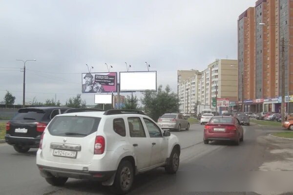 Фотография рекламного носителя, тип: Билборд 3x6, адрес: Московский пр-т., на разделительной полосе из центра, Архангельск, Архангельская область, Россия. Сторона А2 №765855