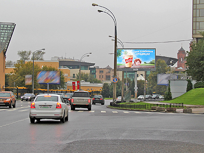 Фотография рекламного носителя, тип: Билборд 3x6, адрес: Олимпийский пр-т, д.18/1, Москва, Россия. Сторона A1-A3 №278532