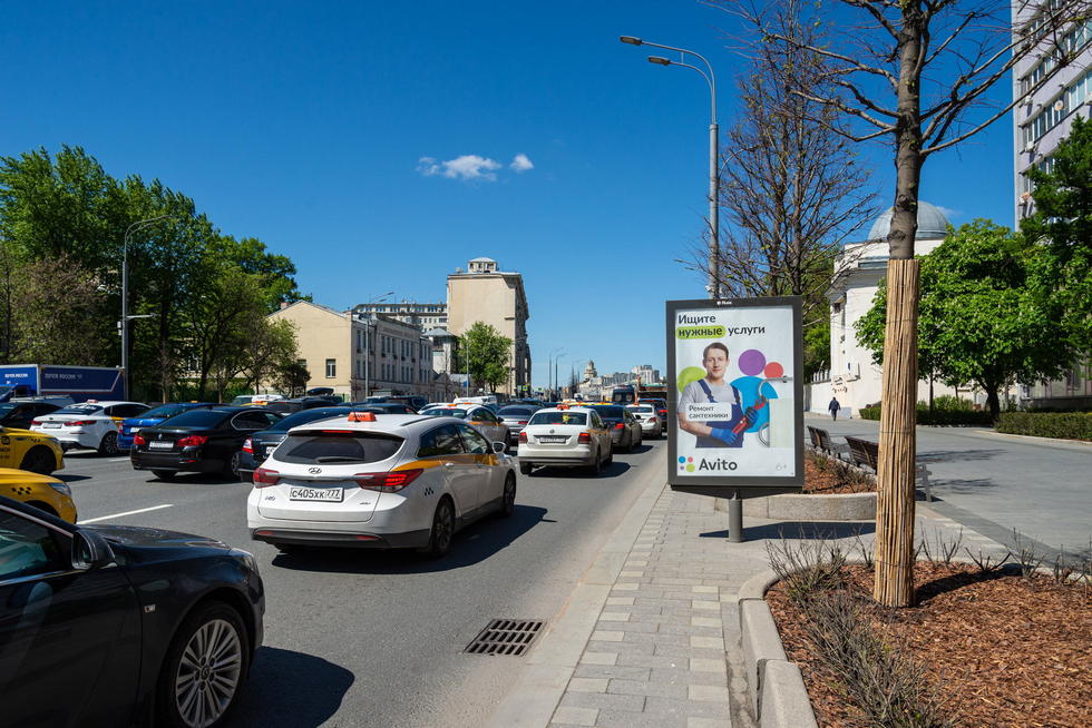 Фотография рекламного носителя, тип: Ситиформат 1.8x1.2, адрес: Садовая-Спасская ул., д.3 корп.2, Москва, Россия. Сторона А №557659