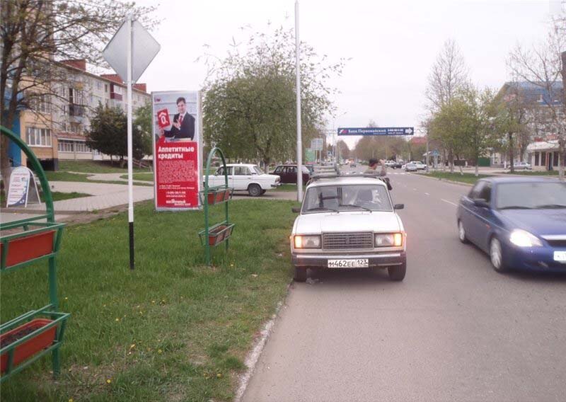 Фотография рекламного носителя, тип: Пилон, адрес: Ленина ул., д.83, Белореченск, Краснодарский край, Россия. Сторона Б №720457