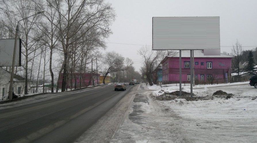 Фотография рекламного носителя, тип: Билборд 3x6, адрес: Свердловская ул., д.259, Красноярск, Красноярский край, Россия. Сторона А №593133