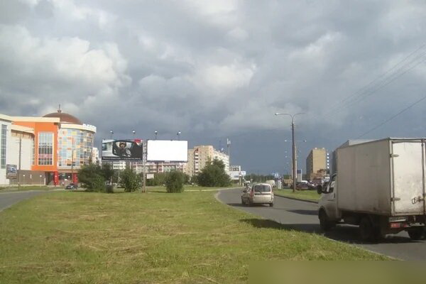 Фотография рекламного носителя, тип: Билборд 3x6, адрес: Московский пр-т., на разделительной полосе из центра, Архангельск, Архангельская область, Россия. Сторона А3 №765856