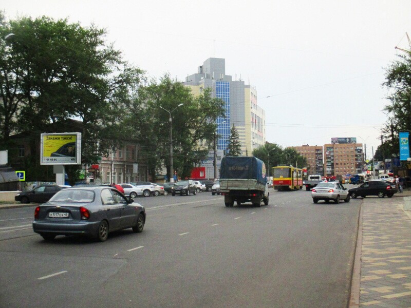 Фотография рекламного носителя, тип: Ситиборд 2.7x3.7, адрес: Карла Маркса ул., д.14, Курск, Курская область, Россия. Сторона B1-В5 №607583