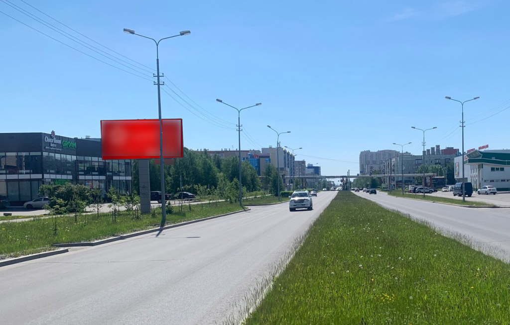 Фотография рекламного носителя, тип: Билборд 3x6, адрес: Иосифа Каролинского ул., д.6, Сургут, Ханты-Мансийский автономный округ – Югра, Россия. Сторона Б №960151