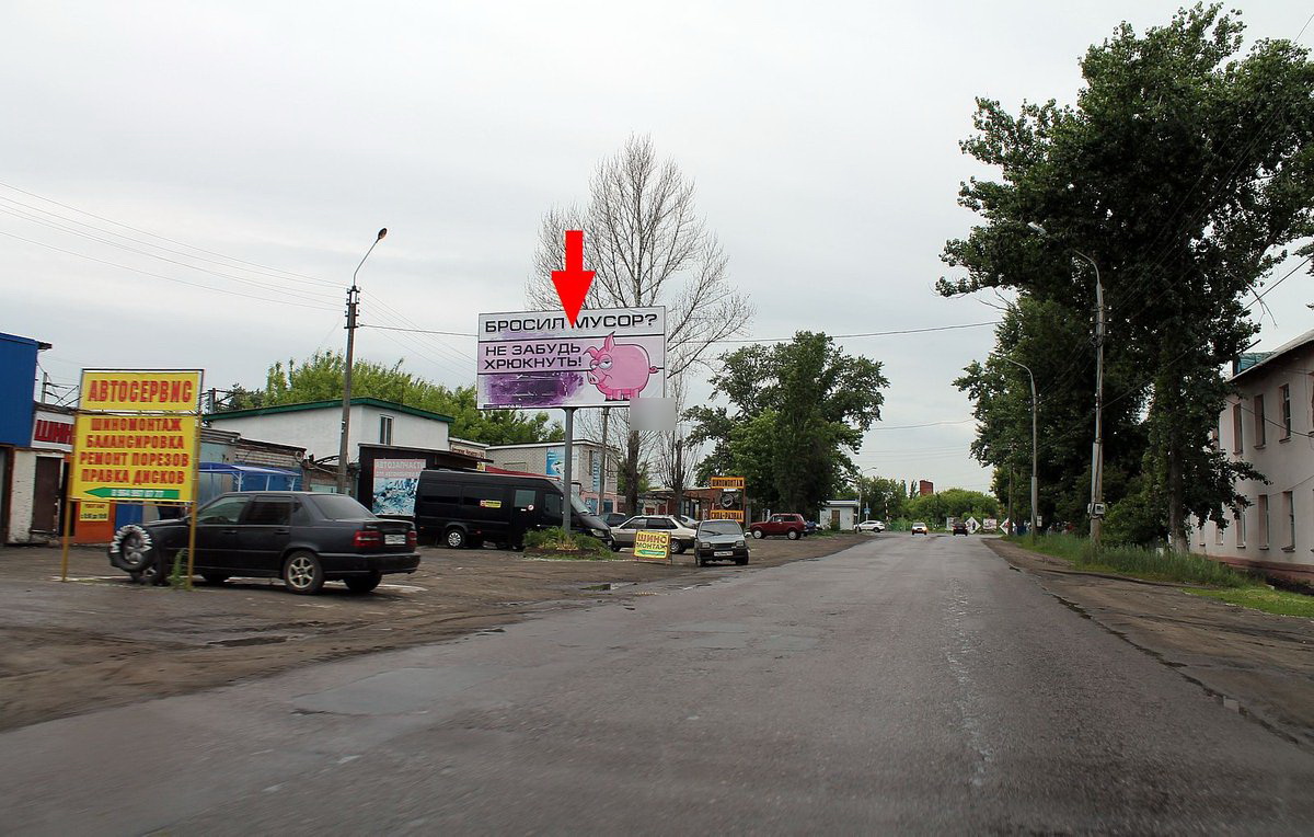 Фотография рекламного носителя, тип: Билборд 3x6, адрес: Привокзальная ул., д.32 Х Ленина ул., автосервисы, Балашов, Саратовская область, Россия. Сторона Б №856101