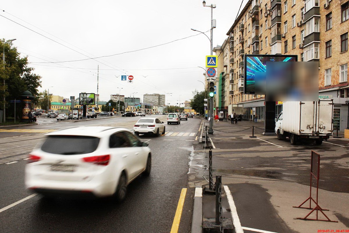 Фотография рекламного носителя, тип: Ситиборд 2.7x3.7, адрес: Рогожский Вал ул., д.5, стр.4, Москва, Россия. Сторона A1-A6 №771368