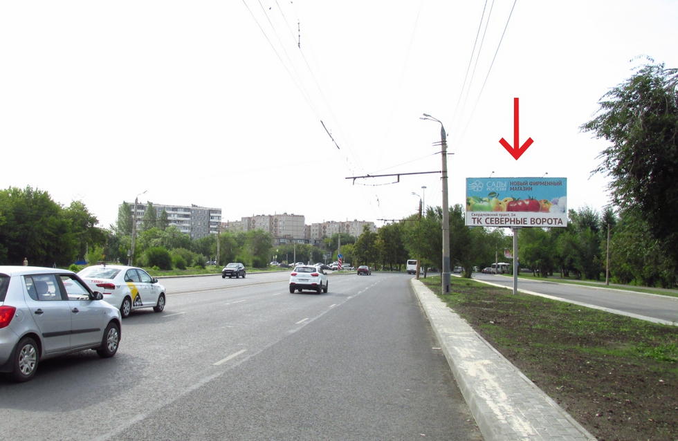 Фотография рекламного носителя, тип: Билборд 3x6, адрес: Черкасская ул., д.4, Челябинск, Челябинская область, Россия. Сторона А №376865